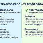 Tráfego Pago do Facebook Ads ou Google Ads vs Tráfego Orgânico de um Site Profissional