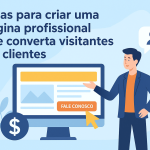Dicas para Criar uma Página Profissional que Converta Visitantes em Clientes