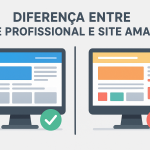 Diferença entre site profissional e site amador